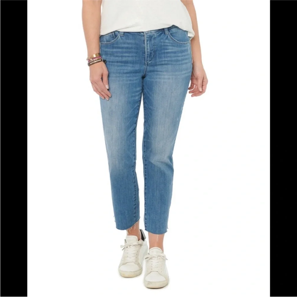 Democracy Ab Technology Vintage High Rise Skinny Straight Leg Jeans Sz 4
